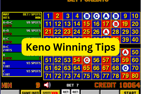 Keno Winning Tips